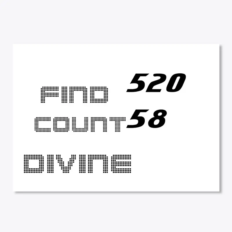 FIND COUNT DIVINE -attract money